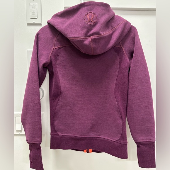Lululemon burgundy scuba hoodie - Picture 5 of 5